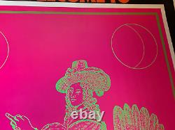 TOP THIS KISS MY ASS VINTAGE 1969 BLACKLIGHT HEADSHOP POSTER By Celestial Arts