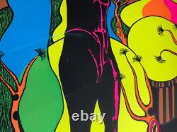 TRANSMUTATION VINTAGE 1970 BLACKLIGHT PRO ARTS HEADSHOP POSTER By TOM GATZ NICE