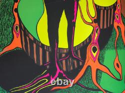 TRANSMUTATION VINTAGE 1970 BLACKLIGHT PRO ARTS HEADSHOP POSTER By TOM GATZ NICE