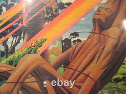 TRIPPY Vintage 1972 BRAD JOHANNSEN Psychedelic TREE HIGH TIDE Studio One Poster