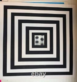 TUNNEL VISION with3-D VINTAGE 1960's HEADSHOP BLACK & WHITE POSTER -NICE! 22x22