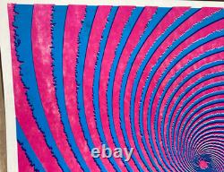 TURN ON YOUR MIND VINTAGE 1967 EAST TOTEM WEST HEADSHOP POSTER By SATTY -NICE