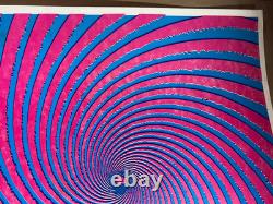 TURN ON YOUR MIND VINTAGE 1967 EAST TOTEM WEST HEADSHOP POSTER By SATTY -NICE