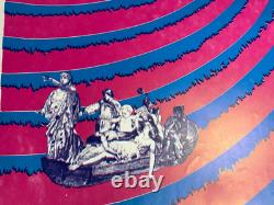 TURN ON YOUR MIND VINTAGE 1967 EAST TOTEM WEST HEADSHOP POSTER By SATTY -NICE