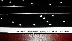 TWILIGHT ZONE flocked black light POSTER glow in the dark