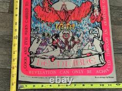 Tarot Card Vintage Poster Blacklight Mylar 1971 The Devil LE DIABLE Styga 12x18
