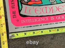 Tarot Card Vintage Poster Blacklight Mylar 1971 The Emperor L'EMPEREUR Styga