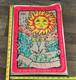 Tarot Card Vintage Poster Blacklight Mylar 1971 The Sun Le Soleil Styga Occult