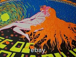 The Age Of Aquarius Black Light Vintage Poster Psychedelic Hip Products