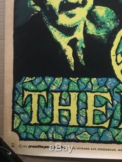 The Band Original Vintage Blacklight Poster 1970 Psychedelic Music Pinup Beeghly