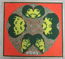The Beatles 1967 Miller Sirkia Psychdelic Black Light Poster Salesman Sample