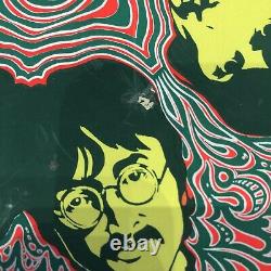 The Beatles 1967 Miller Sirkia Psychdelic Black Light Poster Salesman Sample