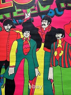 The Beatles all you need is love original Vintage blacklight Poster 1960s Music
