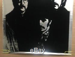 The Beatles blacklight poster original vintage Pin-up Mylar Silver Psychedelic