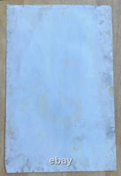 The Black Baron Blacklight Poster, 1970's 17 x 11.25