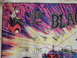 The Black Baron Snoopy Vintage Blacklight Poster Hot Rod Dragster Psychedelic UV
