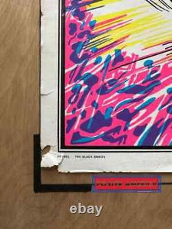 The Black Baron Vintage Black Light Poster 23 x 35