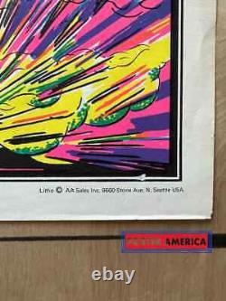 The Black Baron Vintage Black Light Poster 23 x 35