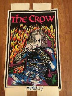 The Crow Black Light Movie Poster Original Brandon Lee 1995