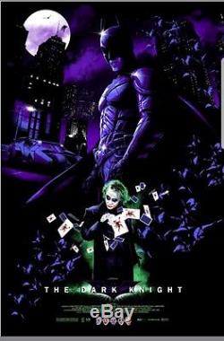 The Dark Knight (Blacklight Variant) by Vance Kelly Poster Print DC Batman Joker
