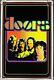 The Doors Band Flocked Funky Blacklight Poster #945 Vintage 1981 23x35 Unused
