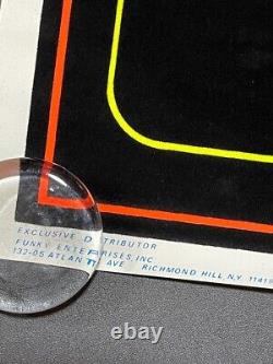 The Doors band flocked Funky blacklight poster #945 vintage 1981 23x35 unused