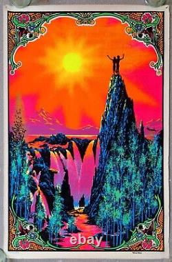 The Garden Black Light vintage Poster 1970 psychedelic