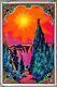 The Garden Black Light Vintage Poster 1970 Psychedelic