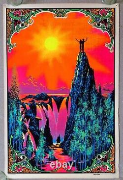 The Garden Black Light vintage Poster 1970 psychedelic