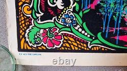 The Garden Black Light vintage Poster 1970 psychedelic