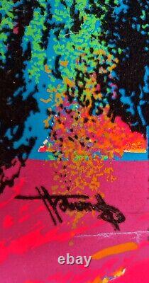 The Garden Black Light vintage Poster 1970 psychedelic