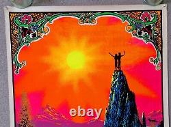 The Garden Black Light vintage Poster 1970 psychedelic