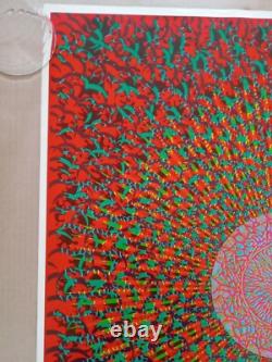 The Inner Eye Vintage Black Light Poster Wilfred Satty East Totem West 1968 60s