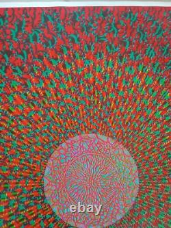 The Inner Eye Vintage Black Light Poster Wilfred Satty East Totem West 1968 60s