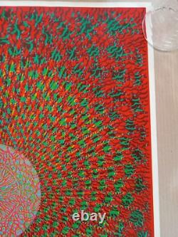 The Inner Eye Vintage Black Light Poster Wilfred Satty East Totem West 1968 60s