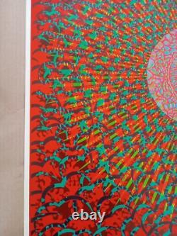 The Inner Eye Vintage Black Light Poster Wilfred Satty East Totem West 1968 60s