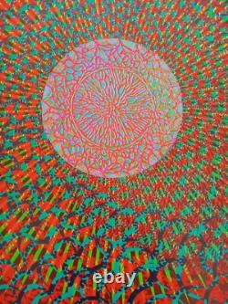 The Inner Eye Vintage Black Light Poster Wilfred Satty East Totem West 1968 60s