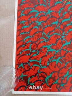 The Inner Eye Vintage Black Light Poster Wilfred Satty East Totem West 1968 60s