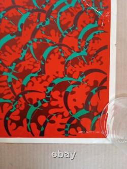 The Inner Eye Vintage Black Light Poster Wilfred Satty East Totem West 1968 60s