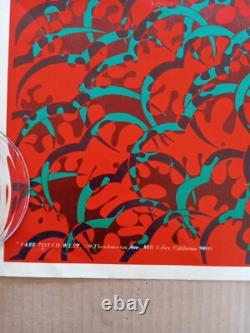 The Inner Eye Vintage Black Light Poster Wilfred Satty East Totem West 1968 60s