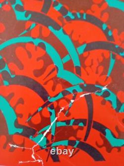 The Inner Eye Vintage Black Light Poster Wilfred Satty East Totem West 1968 60s