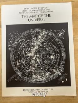 The Map of the Universe 35 Square Poster Celestial Arts 1981 Tomas J. Filsinger