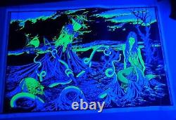 The Storm 1970 black light poster vintage psychedelic Nautical sea