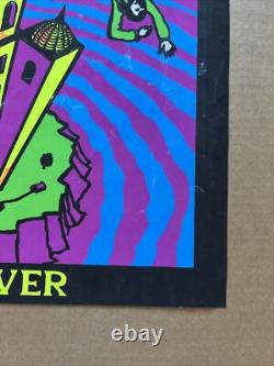 The Tower vintage Blacklight Poster 1969 pro arts Psychedelic Headshop 1960s