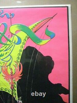 The Viking Black Light Vintage Poster 1971 Nautical Psychedelic Cng1187