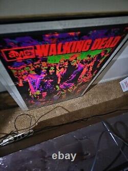 The Walking Dead Zombie Group Blacklight Poster Rare Blacklight Poster