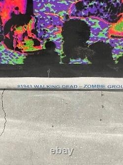 The Walking Dead Zombie Group Blacklight Poster Rare Blacklight Poster