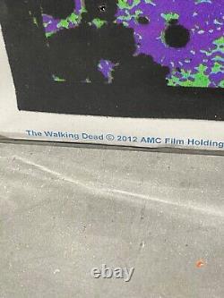 The Walking Dead Zombie Group Blacklight Poster Rare Blacklight Poster