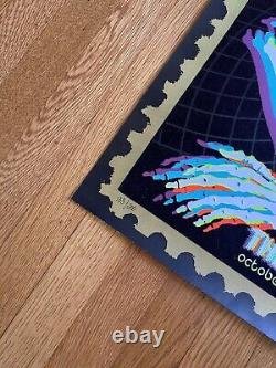 The War On Drugs Hollywood Bowl EMEK Blacklight Velvet Limited Ed Poster 2024