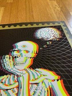 The War On Drugs Hollywood Bowl EMEK Blacklight Velvet Limited Ed Poster 2024